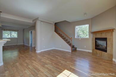 Living Room With Wood Flooring