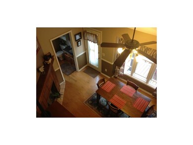 View from catwalk above kitchen