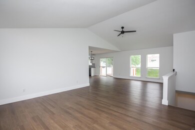 Welcome! Open floor plan with cathedral ceiling an