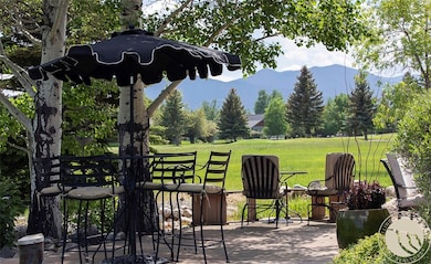 back deck facing pond