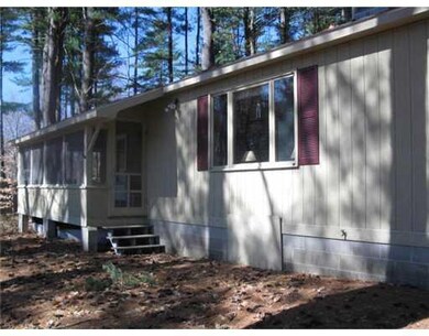 Exterior Front. Closer view of the...