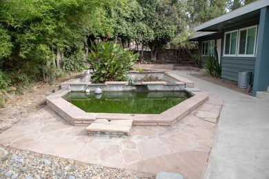 Front door walk up features active koi p