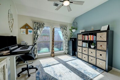 Home office can be a great flex space. Den or play room. All the rooms offer ceiling fans.