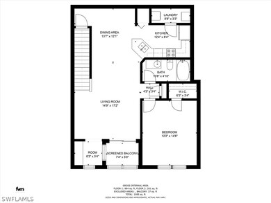 Main living level (inside home, up 1 flight of stairs)!