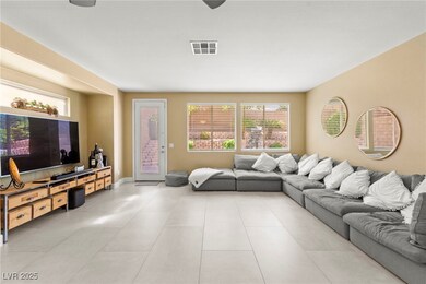 Living room with baseboards