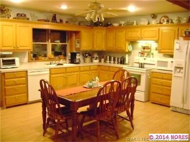 Open kitchen area.