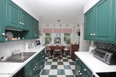 kitchen view to dining area