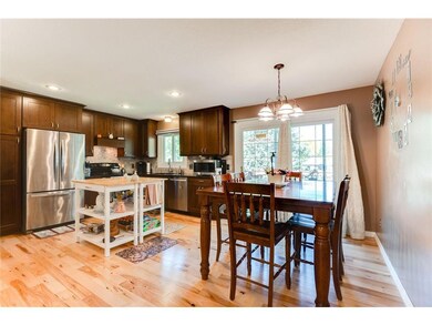 Granite counters with tile backsplash, new cabinet