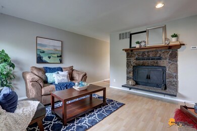 Cozy living room . . .