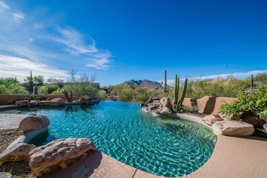 Natural Rock Waterfall And Accents