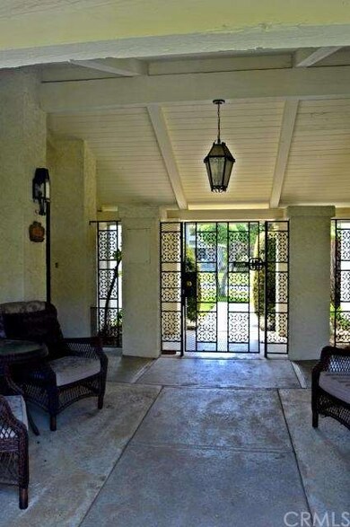 Inside front gate