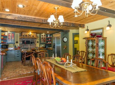 Room for a large dining room table,...