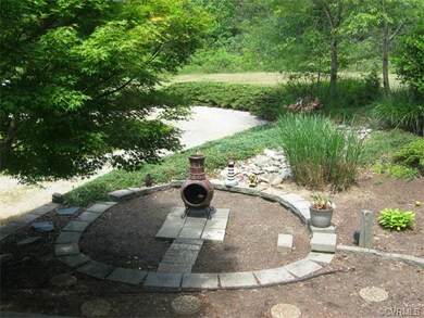 Tranquil Perennial Gardens with Fire Pit for Enter
