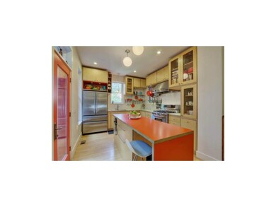 The dining room is open to the new kitchen. Your h