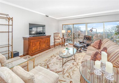 This living room is so spacious and the sliders ju