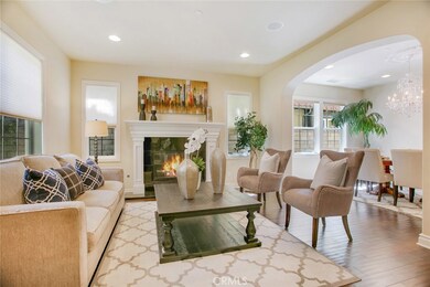 Living Room Open to Semi Formal Dining Room
