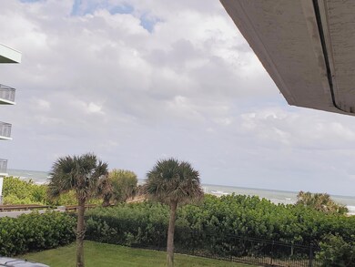 side balcony has ocean views