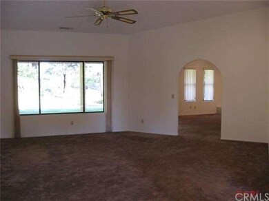 View of Living Room from front door looking into F