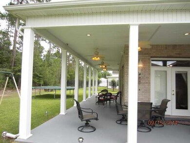 Patio/Deck. oversized rear patio/porch