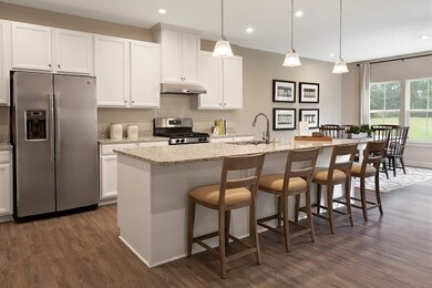 Enjoy breakfast with your family at this massive island or in the option Morning Room!  *Genoa Model Photos*