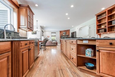 Open concept kitchen & socializing