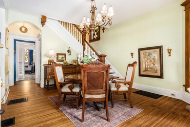 From Front Door into Entry/ Dining