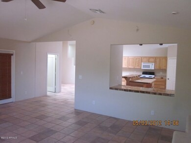 Kitchen opens to family room