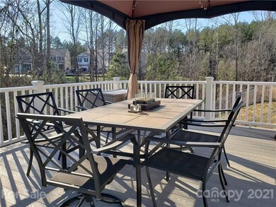 Enjoy the platform deck and gazebo in your backyar