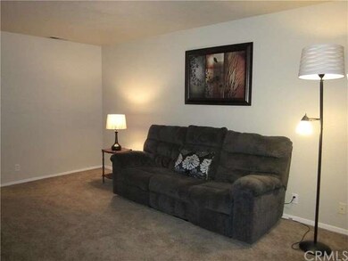 Living Room is spacious on the bottom floor. 