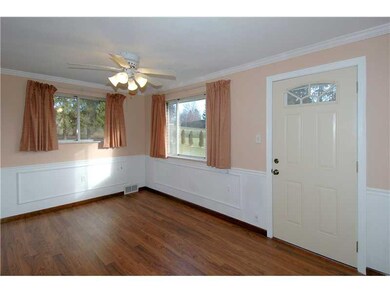 Dining Room. Gracious dining room with hardwood fl