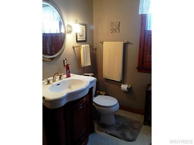 Bathroom Updated with over sized vanity and sink