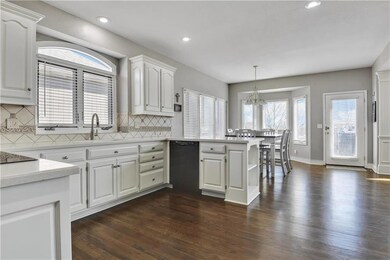 Plenty of cabinets and two pantry's for all your k