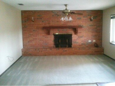 living room open to kitchen