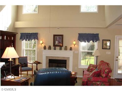 Living Room - The open cathedral ceiling with seco