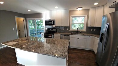 New Cabinets and Large Island