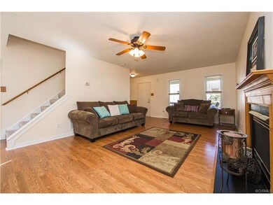 Another view of great room, freshly painted with n