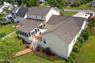 Aerial of Back of Home