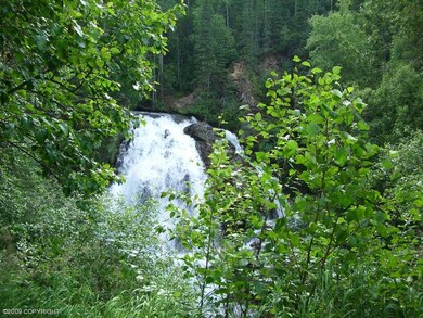 Waterfall downstream from lot