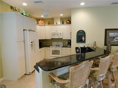 Kitchen with granite counters