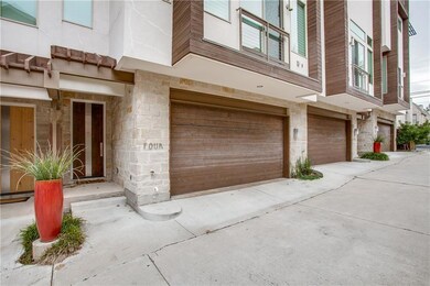 Closer view of front of townhome
