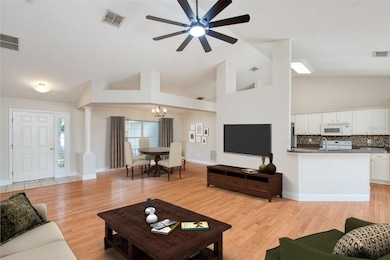 Virtually Staged Living & Dining Rooms