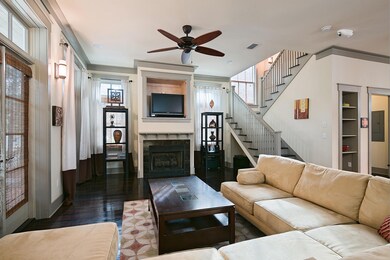 Conversation area in living room