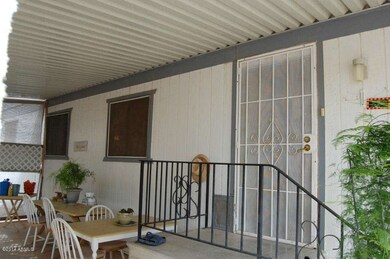front entry with covered patio