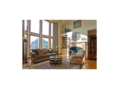 Light Filled Great Room Features Soaring Ceilings 