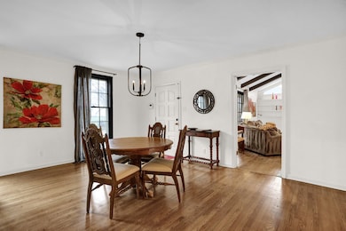 Dining space featuring hardwood / wood-style floor