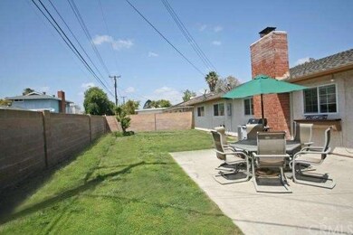 HUGE lot.  Lots of patio and grass, complete with 