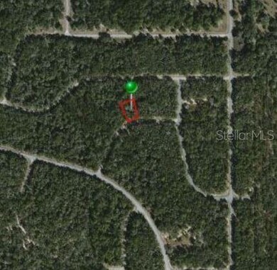 Aerial view of lot.