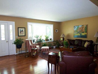 Living Room. Hardwood floors and...