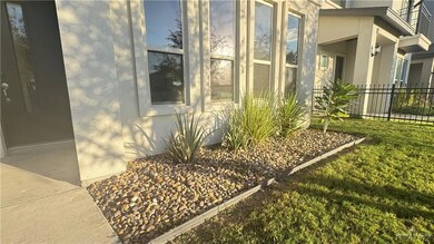 View of property exterior featuring stucco siding