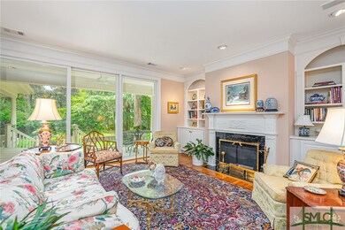 This well appointment living room also welcomes yo